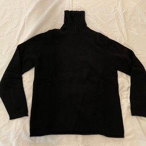 Banana Republic black cashmere turtleneck
